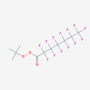 molecular formula C11H9F13O3 B14426923 tert-Butyl tridecafluoroheptaneperoxoate CAS No. 83162-30-5