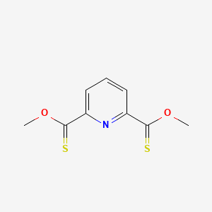 molecular formula C9H9NO2S2 B14426959 O~2~,O~6~-Dimethyl pyridine-2,6-dicarbothioate CAS No. 84877-69-0