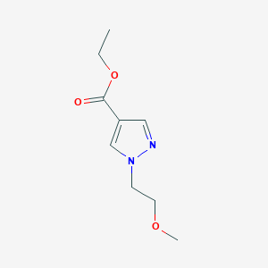 molecular formula C9H14N2O3 B1442696 1-(2-甲氧基乙基)-1-H-吡唑-4-羧酸乙酯 CAS No. 874196-91-5
