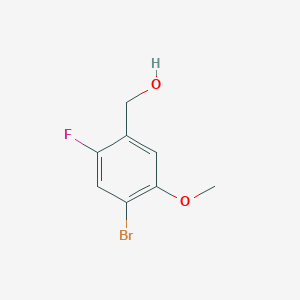 molecular formula C8H8BrFO2 B1442699 (4-Bromo-2-fluoro-5-methoxyphenyl)methanol CAS No. 749931-19-9