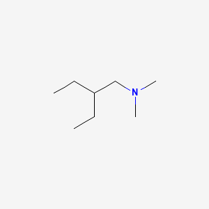 molecular formula C8H19N B14427006 2-Ethyl-N,N-dimethylbutylamine CAS No. 85996-37-8