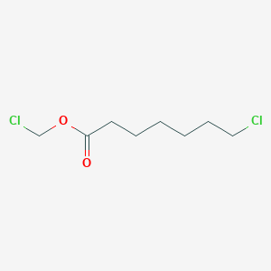 molecular formula C8H14Cl2O2 B14427015 Chloromethyl 7-chloroheptanoate CAS No. 80418-63-9