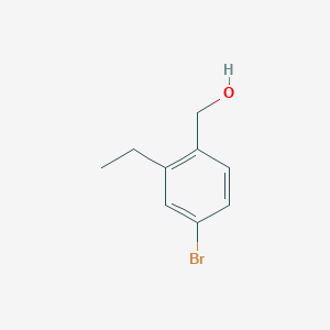 molecular formula C9H11BrO B1442703 4-Bromo-2-ethylbenzenemethanol CAS No. 877131-21-0
