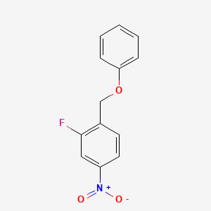 2-Fluoro-4-nitro-1-(phenoxymethyl)benzene