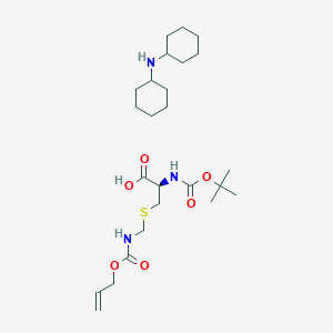 molecular formula C25H45N3O6S B1442711 Boc-Cys(Allocam)-OH DCHA CAS No. 204074-80-6