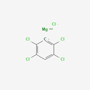 molecular formula C6HCl5Mg B14427125 magnesium;1,2,4,5-tetrachlorobenzene-6-ide;chloride CAS No. 81776-88-7