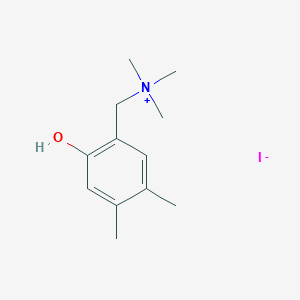 molecular formula C12H20INO B1442716 (2-Hydroxy-4,5-dimethylphenyl)-N,N,N-trimethylmethanaminium iodide CAS No. 1210475-90-3