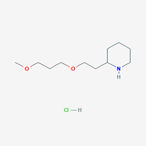 3-Methoxypropyl 2-(2-piperidinyl)ethyl ether hydrochloride