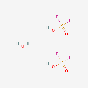 molecular formula F4H4O5P2 B1442727 Difluorophosphoric acid hemihydrate CAS No. 2114322-60-8
