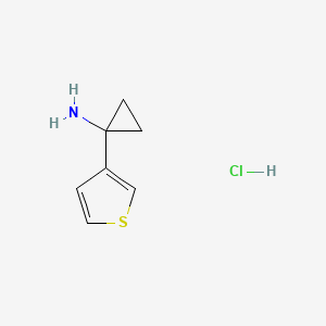 [1-(3-Thienyl)cyclopropyl]amine hydrochloride