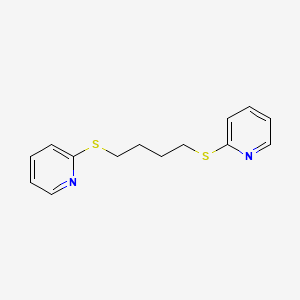 molecular formula C14H16N2S2 B14427368 Pyridine, 2,2'-[1,4-butanediylbis(thio)]bis- CAS No. 82875-11-4