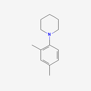 molecular formula C13H19N B14427503 N-(2,4-Dimethylphenyl)piperidine CAS No. 81506-14-1