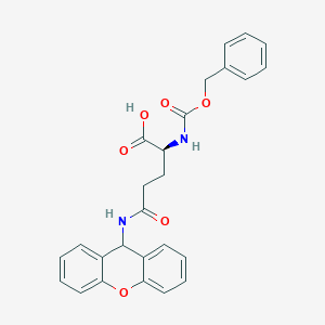 molecular formula C26H24N2O6 B1442756 Z-Gln(Xan)-OH CAS No. 327981-01-1