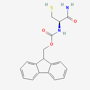 molecular formula C18H18N2O3S B1442757 Fmoc-l-cys-nh2 CAS No. 623177-62-8