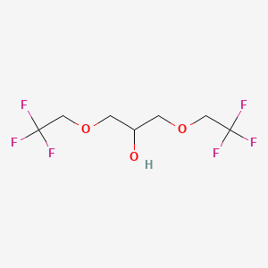 molecular formula C7H10F6O3 B1442761 1,3-Bis(2,2,2-trifluoroethoxy)propan-2-ol CAS No. 691-26-9