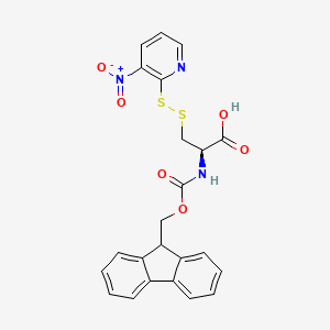 molecular formula C23H19N3O6S2 B1442769 Fmoc-Cys(npys)-OH CAS No. 159700-51-3