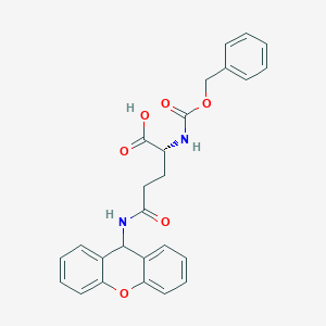 molecular formula C26H24N2O6 B1442775 Z-D-Gln(Xan)-OH CAS No. 327981-02-2