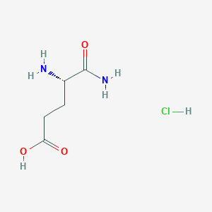 molecular formula C5H11ClN2O3 B1442779 H-Glu-NH2 hcl CAS No. 1195209-18-7