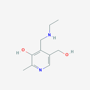 4-((Ethylamino)methyl)-5-(hydroxymethyl)-2-methylpyridin-3-ol