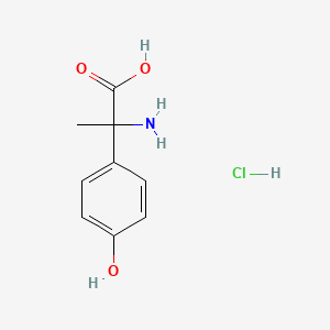 2-Amino-2-(4-hydroxyphenyl)propanoic acid hydrochloride