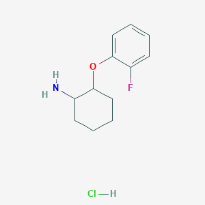 2-(2-Fluorophenoxy)cyclohexan-1-amine hydrochloride
