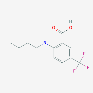2-[Butyl(methyl)amino]-5-(trifluoromethyl)benzoic acid