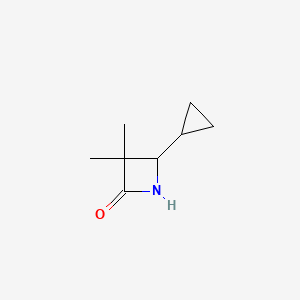 4-Cyclopropyl-3,3-dimethylazetidin-2-one