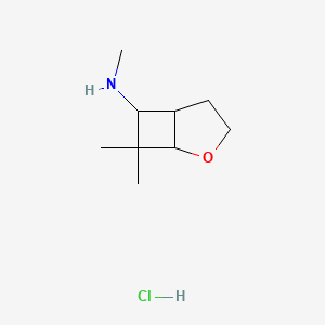 N,7,7-trimethyl-2-oxabicyclo[3.2.0]heptan-6-amine hydrochloride