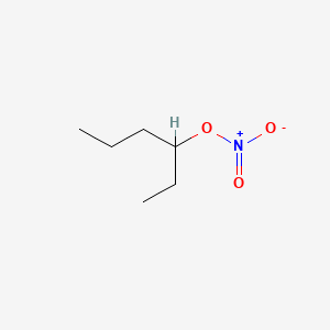 molecular formula C6H13NO3 B14428148 3-Hexanol, nitrate CAS No. 82944-60-3
