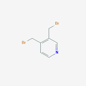 molecular formula C7H7Br2N B1442815 Pyridine, 3,4-bis(bromomethyl)- CAS No. 917476-26-7