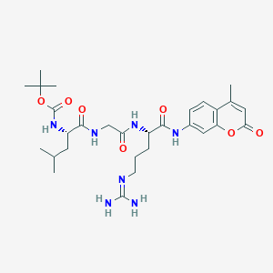 molecular formula C29H43N7O7 B1442816 Boc-Leu-Gly-Arg-AMC CAS No. 65147-09-3