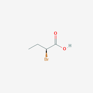 molecular formula C4H7BrO2 B144282 (S)-2-Bromobutanoic acid CAS No. 32659-49-7