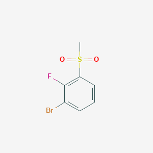 1-Bromo-2-fluoro-3-methanesulfonylbenzene