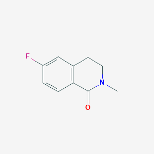 molecular formula C10H10FNO B1442824 6-fluoro-2-methyl-3,4-dihydroisoquinolin-1(2H)-one CAS No. 1195255-07-2
