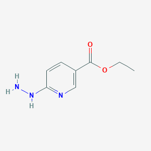 molecular formula C8H11N3O2 B1442829 Ethyl 6-hydrazinonicotinate CAS No. 70022-06-9