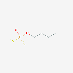 molecular formula C4H9O2PS2-2 B14428290 O-Butyl phosphorodithioate CAS No. 81125-36-2