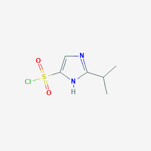 molecular formula C6H9ClN2O2S B1442830 2-(propan-2-yl)-1H-imidazole-4-sulfonyl chloride CAS No. 1334000-30-4