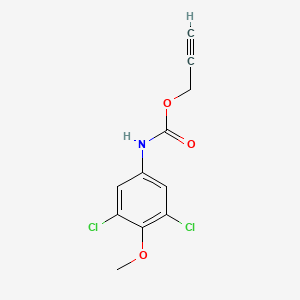 molecular formula C11H9Cl2NO3 B14428347 Prop-2-yn-1-yl (3,5-dichloro-4-methoxyphenyl)carbamate CAS No. 84970-55-8