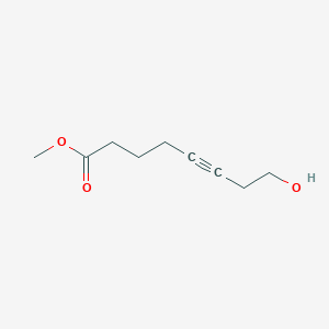 molecular formula C9H14O3 B14428393 Methyl 8-hydroxyoct-5-ynoate CAS No. 85924-38-5