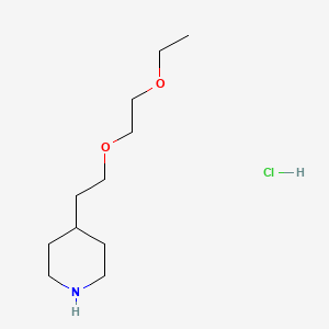 4-[2-(2-Ethoxyethoxy)ethyl]piperidine hydrochloride