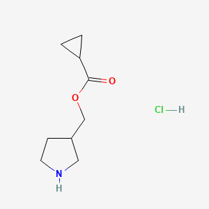 3-Pyrrolidinylmethyl cyclopropanecarboxylate hydrochloride