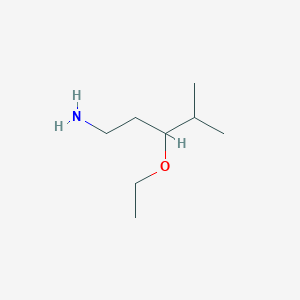 molecular formula C8H19NO B1442851 3-Ethoxy-4-methylpentan-1-amine CAS No. 1354962-75-6