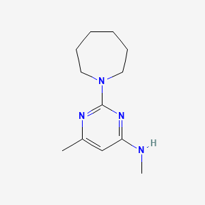 2-(azepan-1-yl)-N,6-dimethylpyrimidin-4-amine