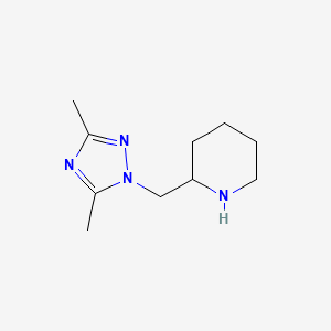 2-[(dimethyl-1H-1,2,4-triazol-1-yl)methyl]piperidine