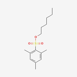 molecular formula C15H24O3S B14428708 Hexyl 2,4,6-trimethylbenzene-1-sulfonate CAS No. 82965-02-4