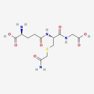 molecular formula C12H20N4O7S B14428718 S-Carbamidomethylglutathione CAS No. 78723-99-6