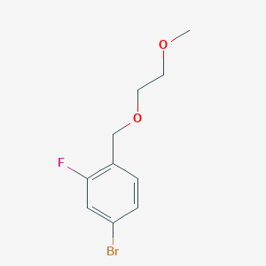 4-Bromo-2-fluoro-1-((2-methoxyethoxy)methyl)benzene