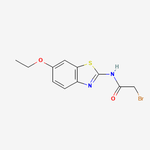 2-bromo-N-(6-ethoxy-1,3-benzothiazol-2-yl)acetamide
