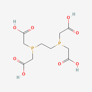 molecular formula C10H16O8P2 B14428800 Acetic acid, 2,2',2'',2'''-(1,2-ethanediyldiphosphinidyne)tetrakis- CAS No. 79497-89-5