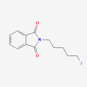 molecular formula C13H14INO2 B1442890 2-(5-Iodopentyl)isoindole-1,3-dione CAS No. 67382-73-4